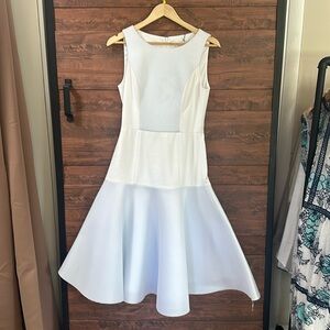 Whit midi dress from black halo very unique